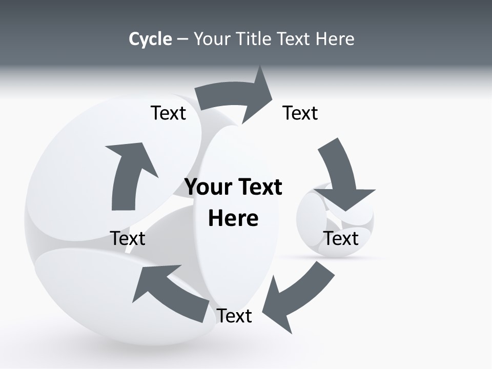 Blue Generated Business PowerPoint Template