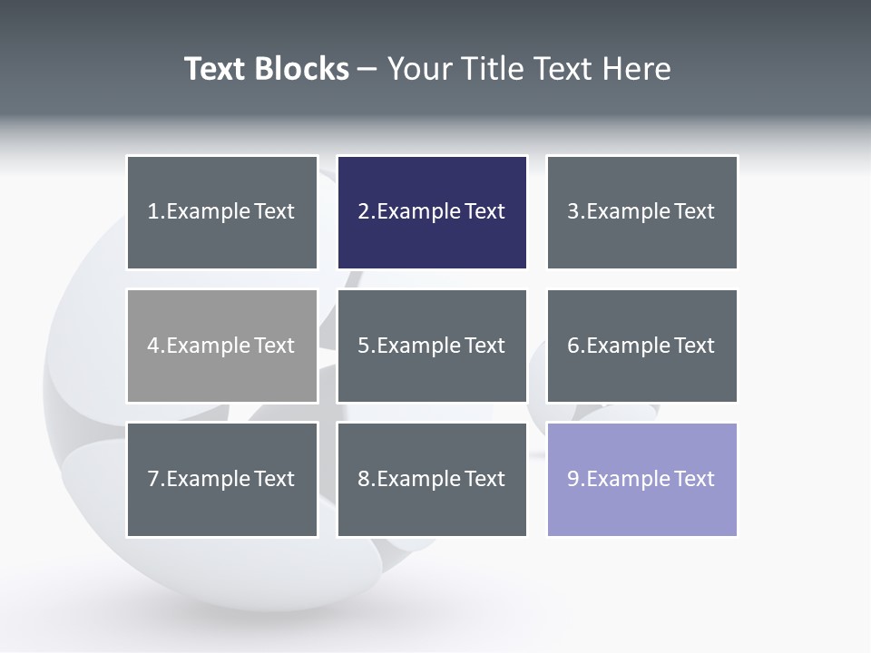 Blue Generated Business PowerPoint Template
