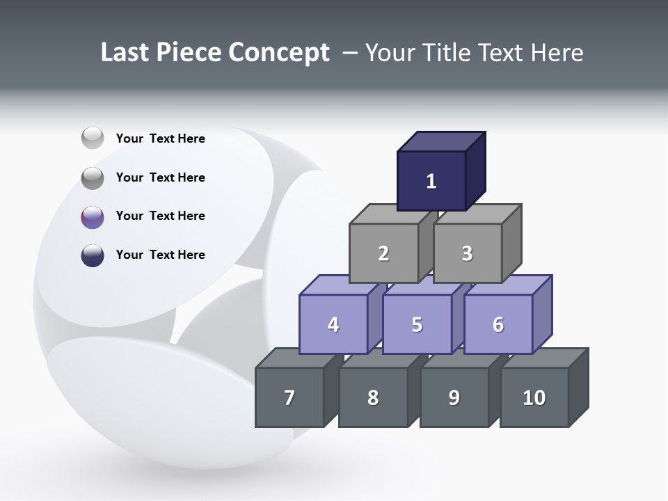Blue Generated Business PowerPoint Template