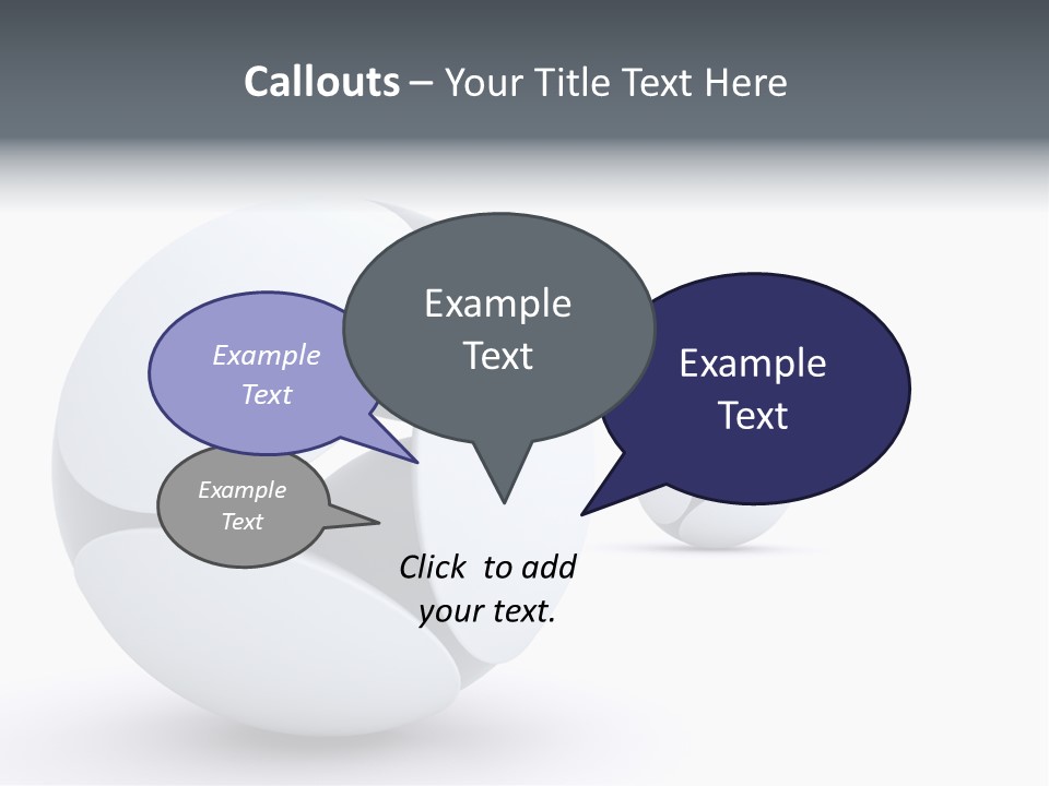 Blue Generated Business PowerPoint Template