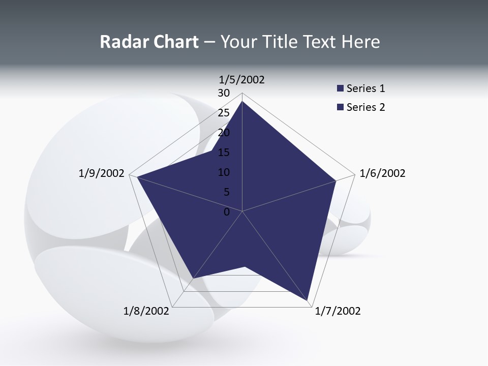 Blue Generated Business PowerPoint Template