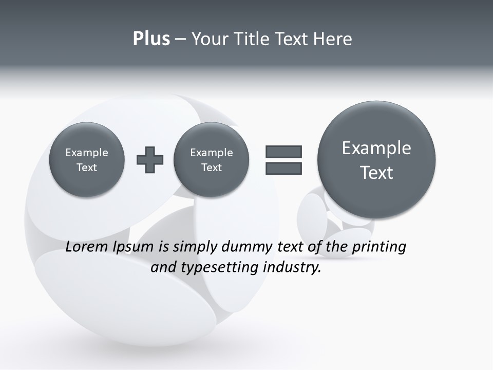Blue Generated Business PowerPoint Template
