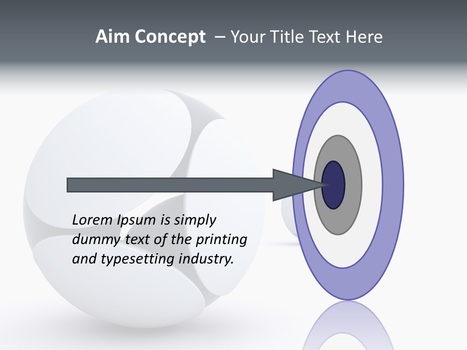 Blue Generated Business PowerPoint Template