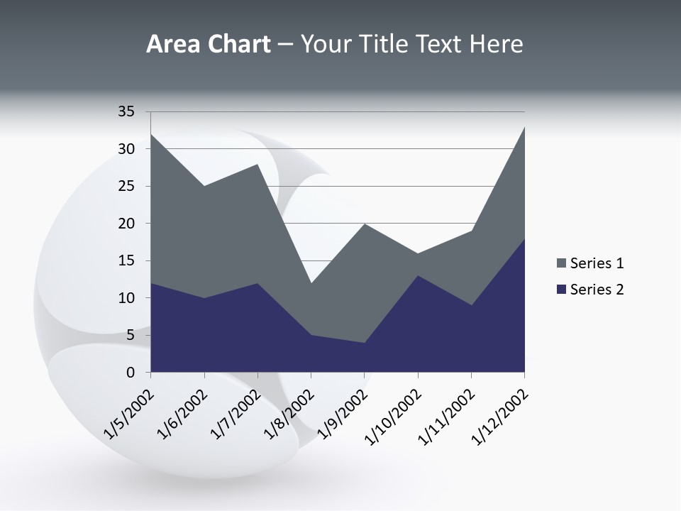Blue Generated Business PowerPoint Template