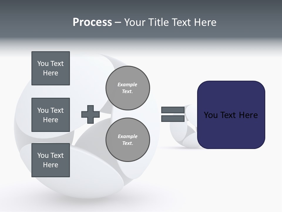 Blue Generated Business PowerPoint Template