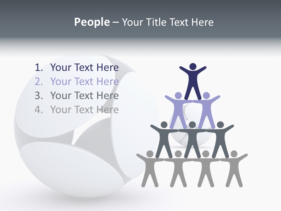 Blue Generated Business PowerPoint Template