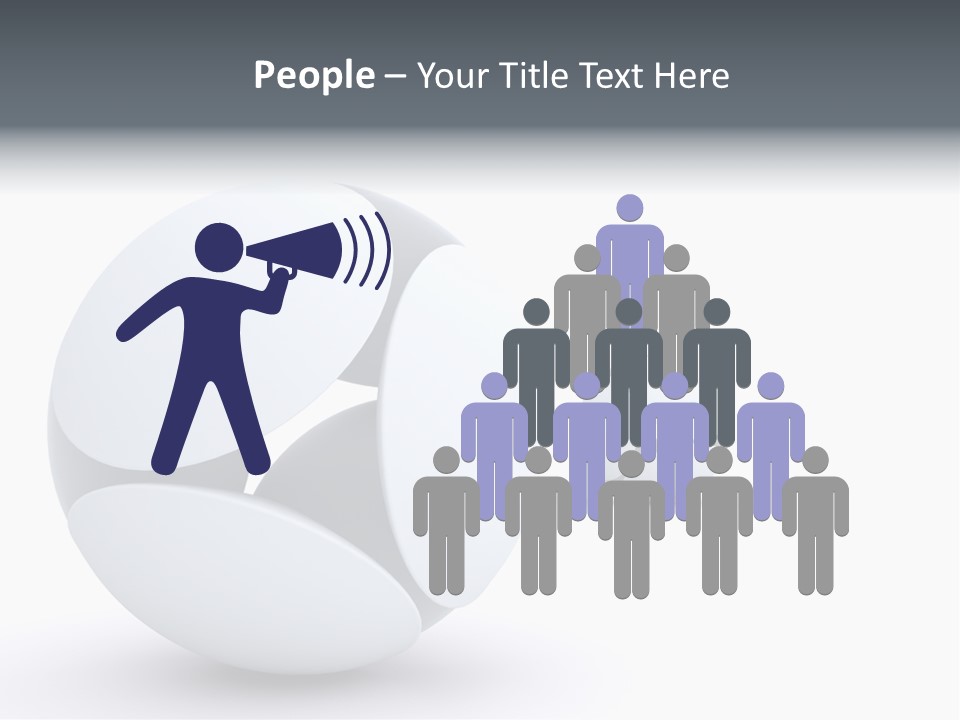 Blue Generated Business PowerPoint Template