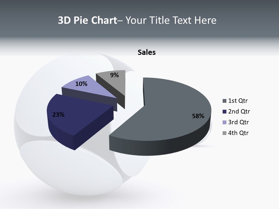 Blue Generated Business PowerPoint Template