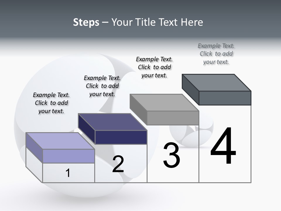 Blue Generated Business PowerPoint Template