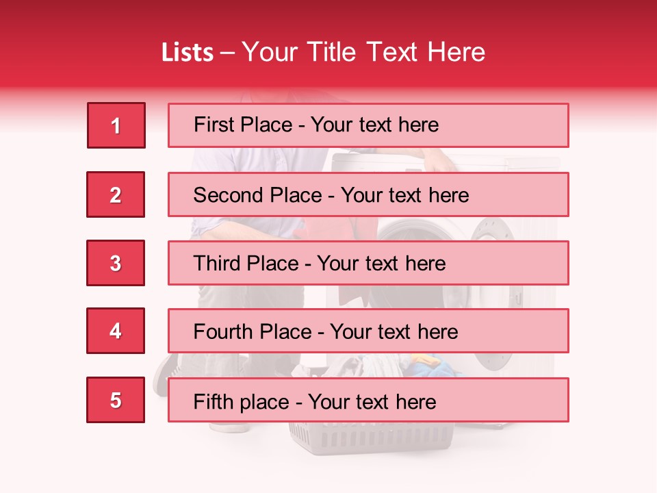 Casual Background Chores PowerPoint Template
