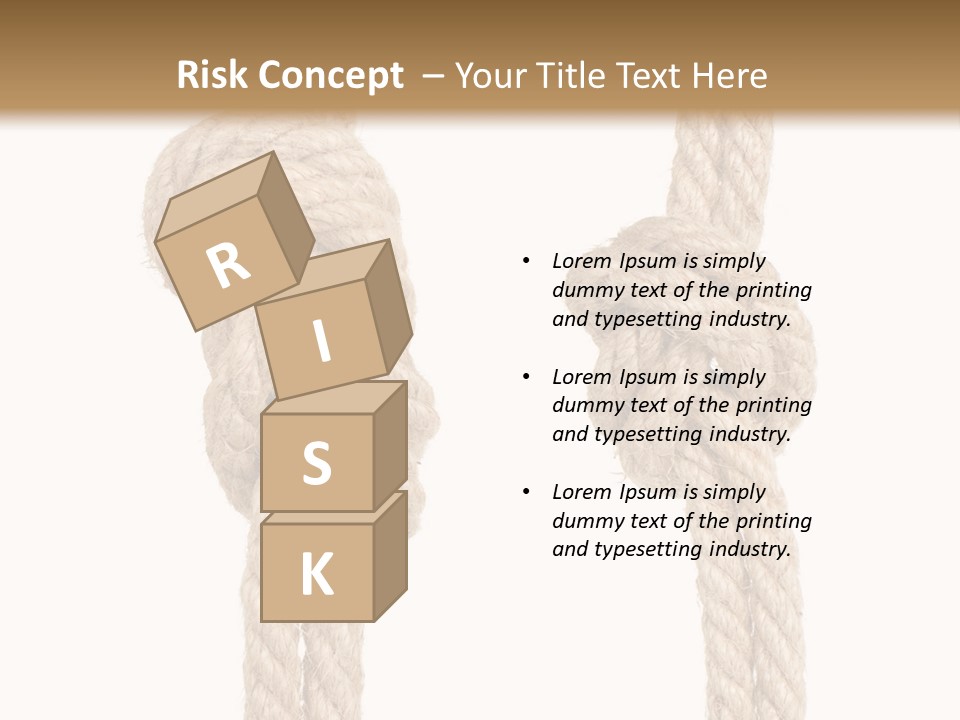 Safety Isolated Two PowerPoint Template