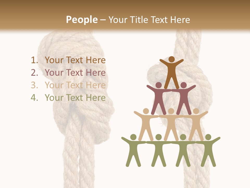 Safety Isolated Two PowerPoint Template