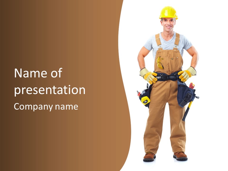 Foreman Construction Renewal PowerPoint Template