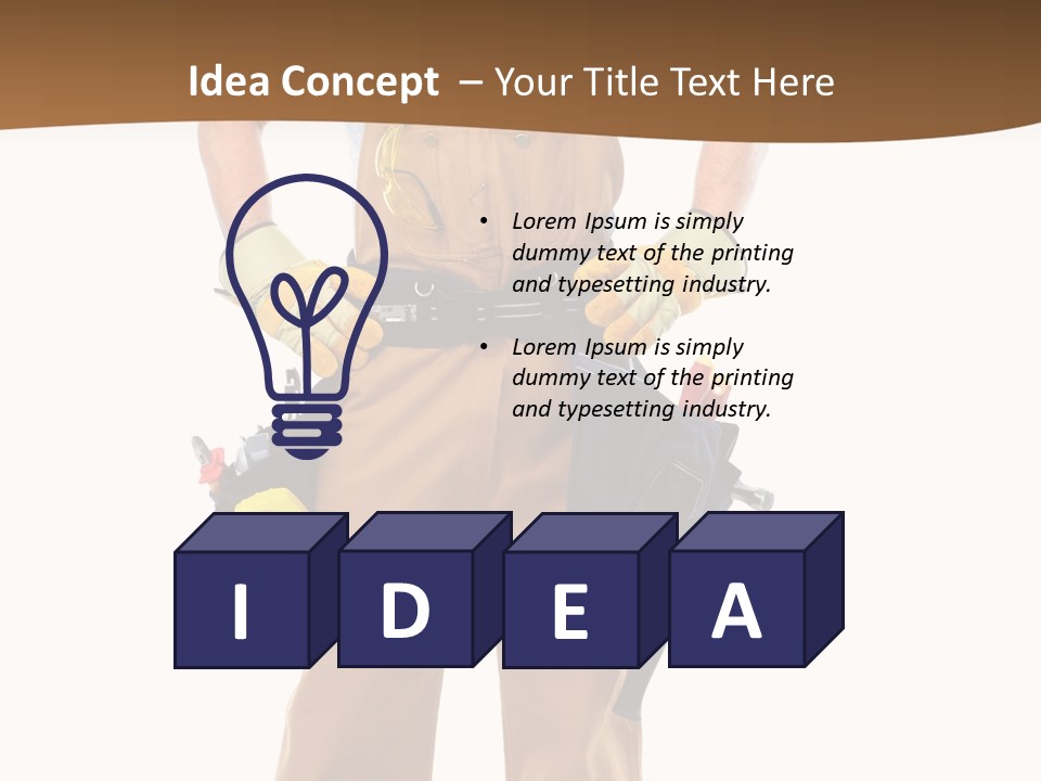 Foreman Construction Renewal PowerPoint Template