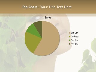 Leaves Skin Treatment PowerPoint Template