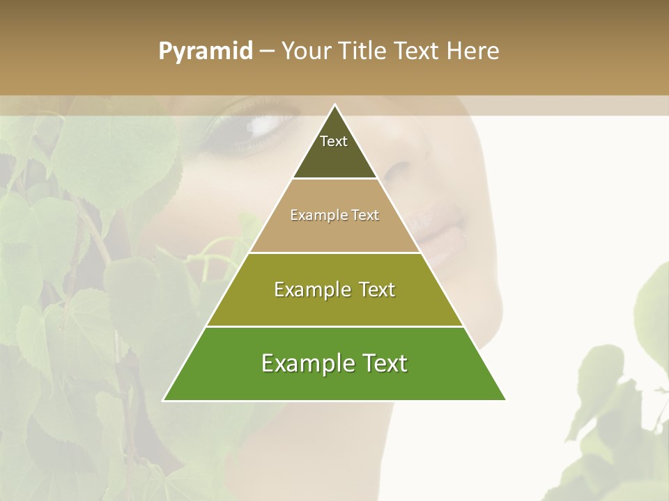 Leaves Skin Treatment PowerPoint Template