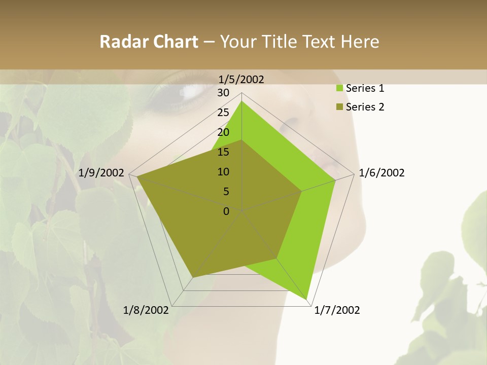 Leaves Skin Treatment PowerPoint Template