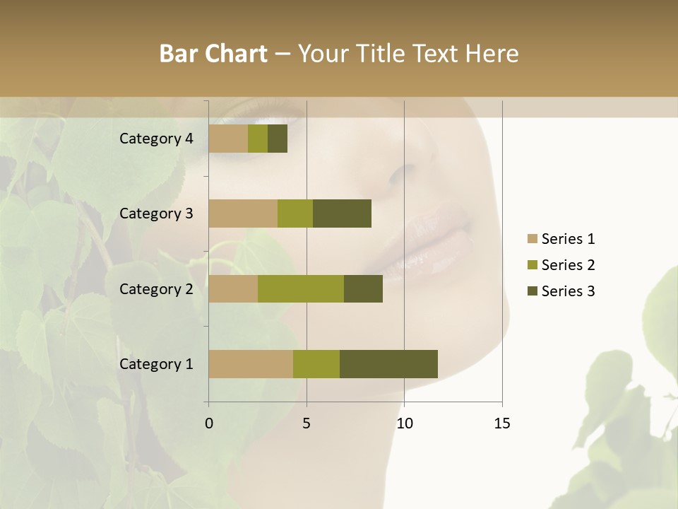 Leaves Skin Treatment PowerPoint Template