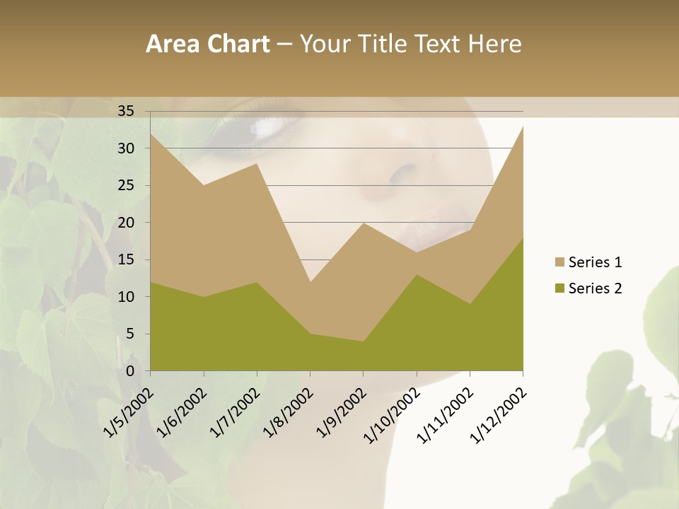 Leaves Skin Treatment PowerPoint Template