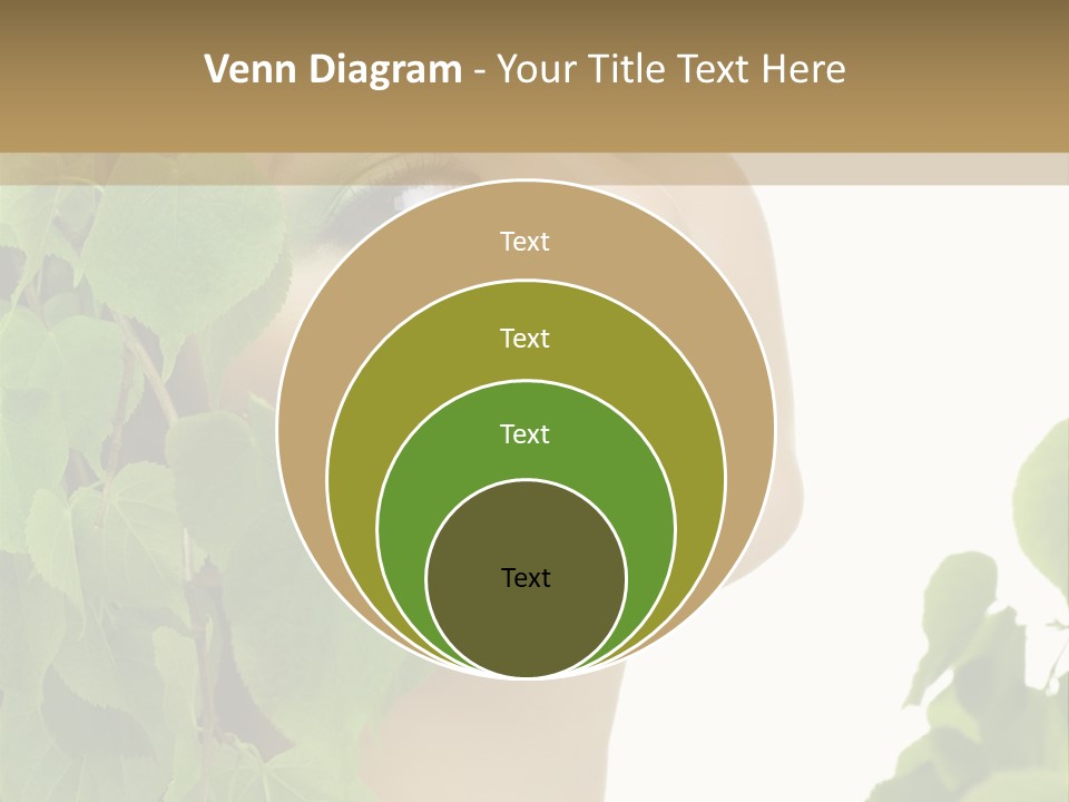 Leaves Skin Treatment PowerPoint Template