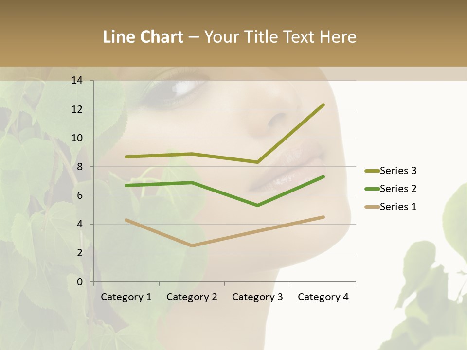 Leaves Skin Treatment PowerPoint Template