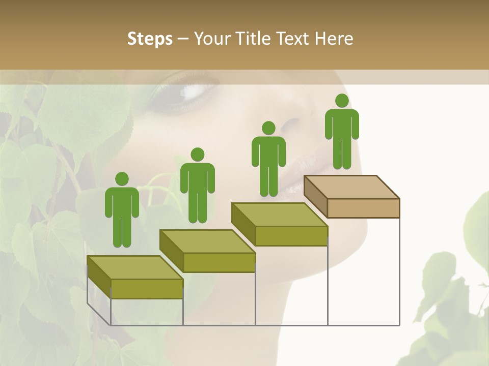 Leaves Skin Treatment PowerPoint Template