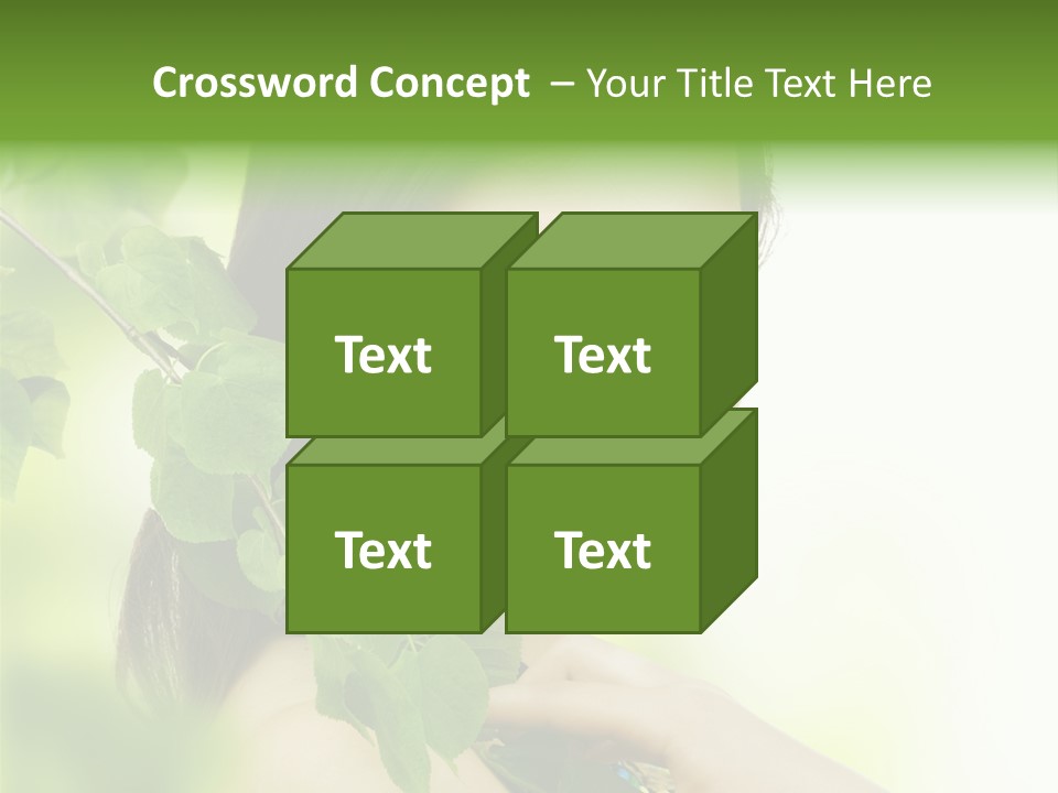 Clean Youth Face PowerPoint Template
