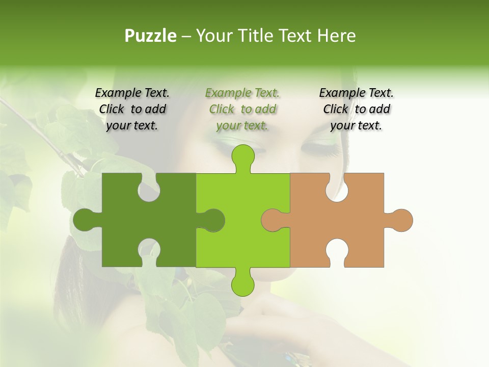 Clean Youth Face PowerPoint Template