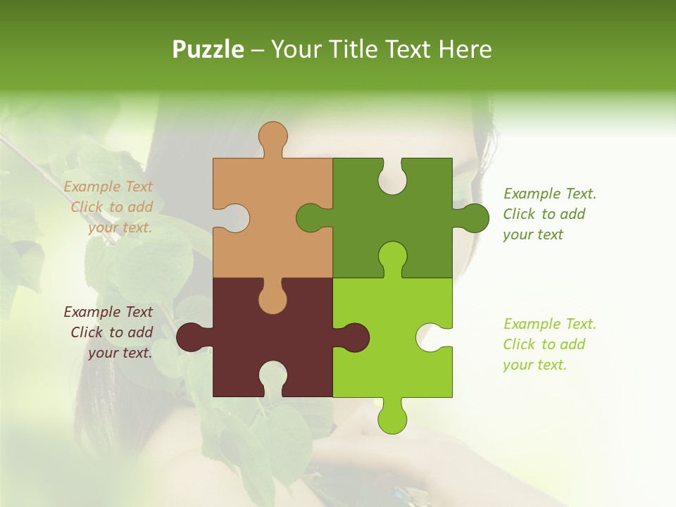 Clean Youth Face PowerPoint Template