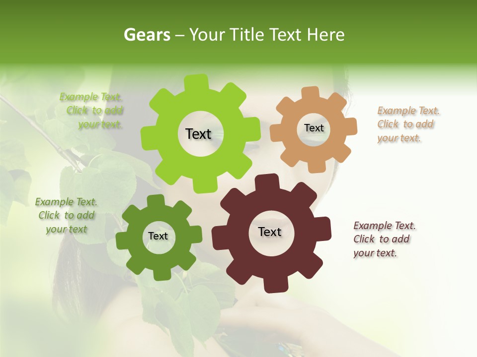 Clean Youth Face PowerPoint Template