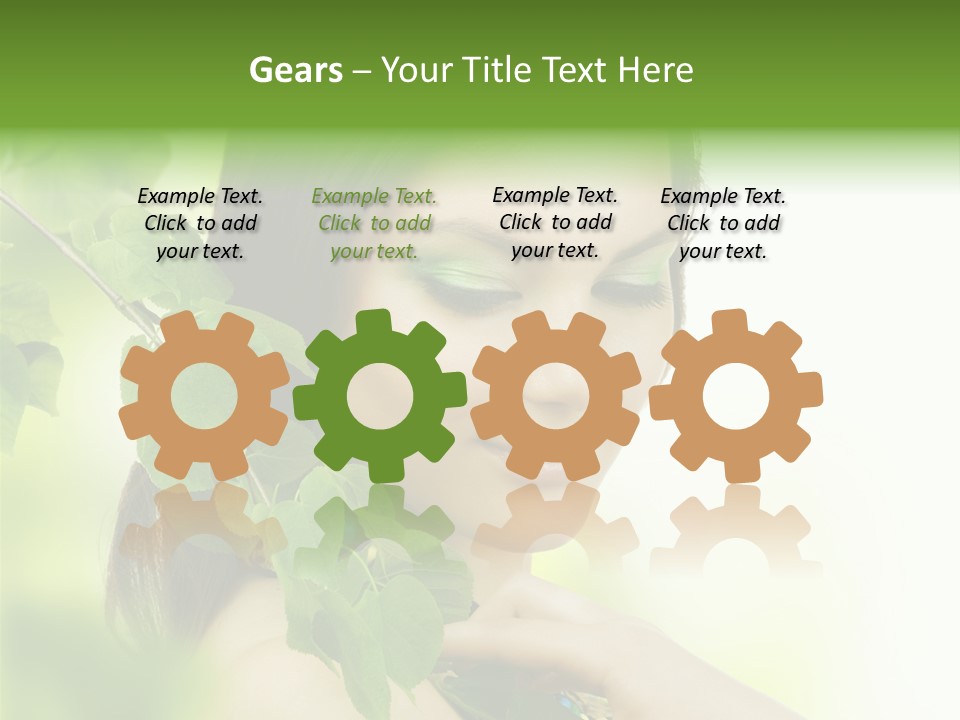 Clean Youth Face PowerPoint Template