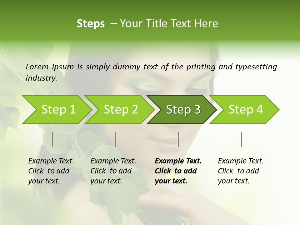 Clean Youth Face PowerPoint Template