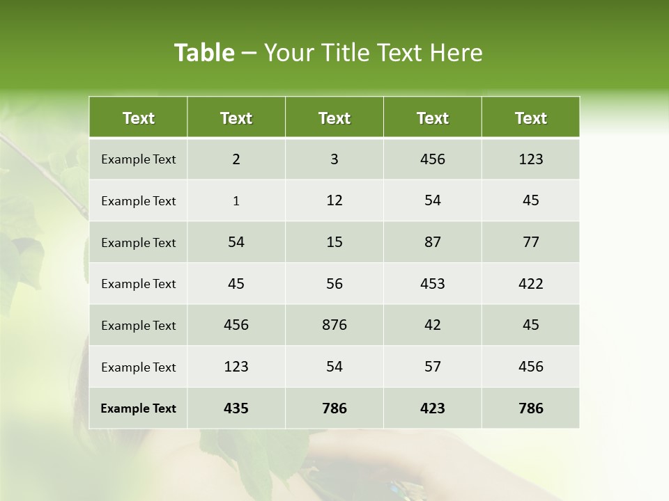 Clean Youth Face PowerPoint Template