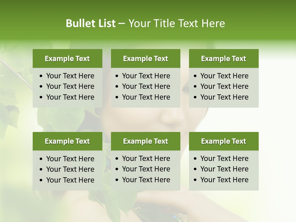 Clean Youth Face PowerPoint Template