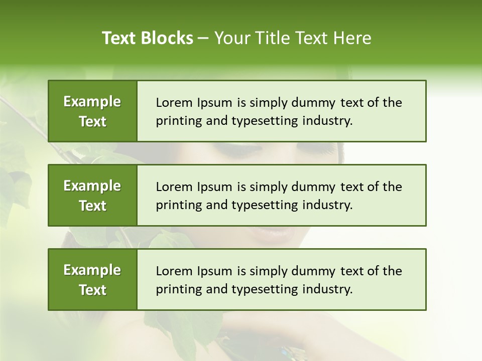 Clean Youth Face PowerPoint Template