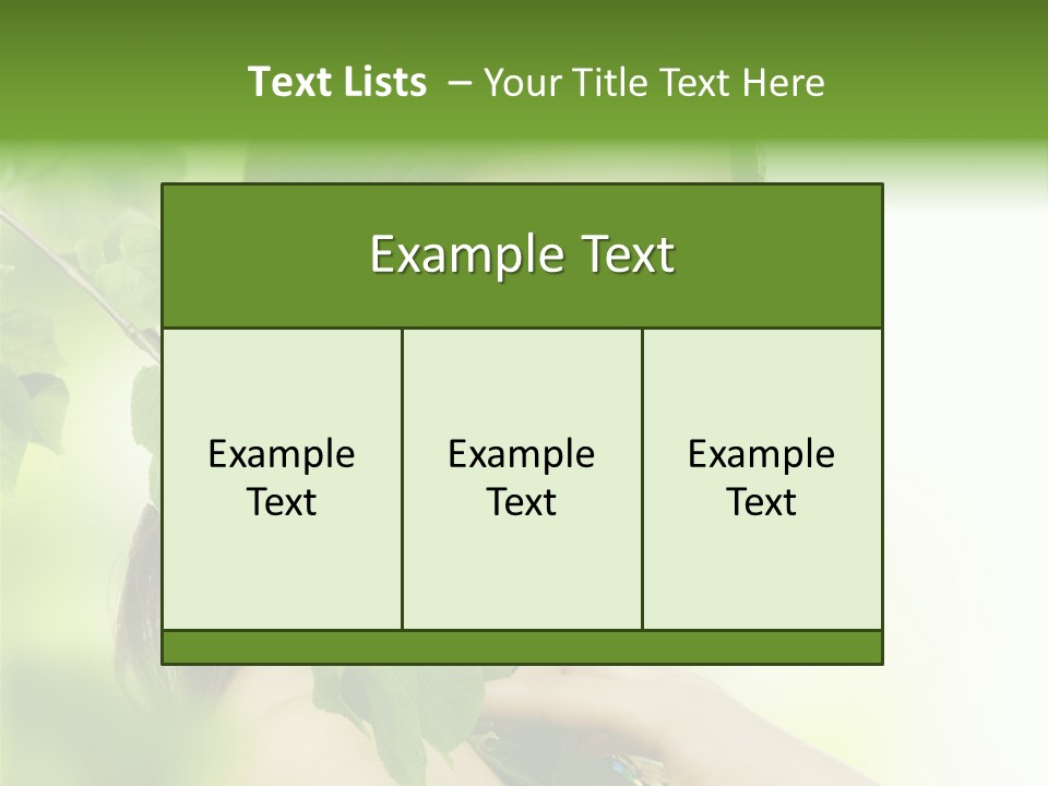 Clean Youth Face PowerPoint Template