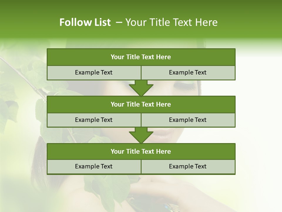 Clean Youth Face PowerPoint Template