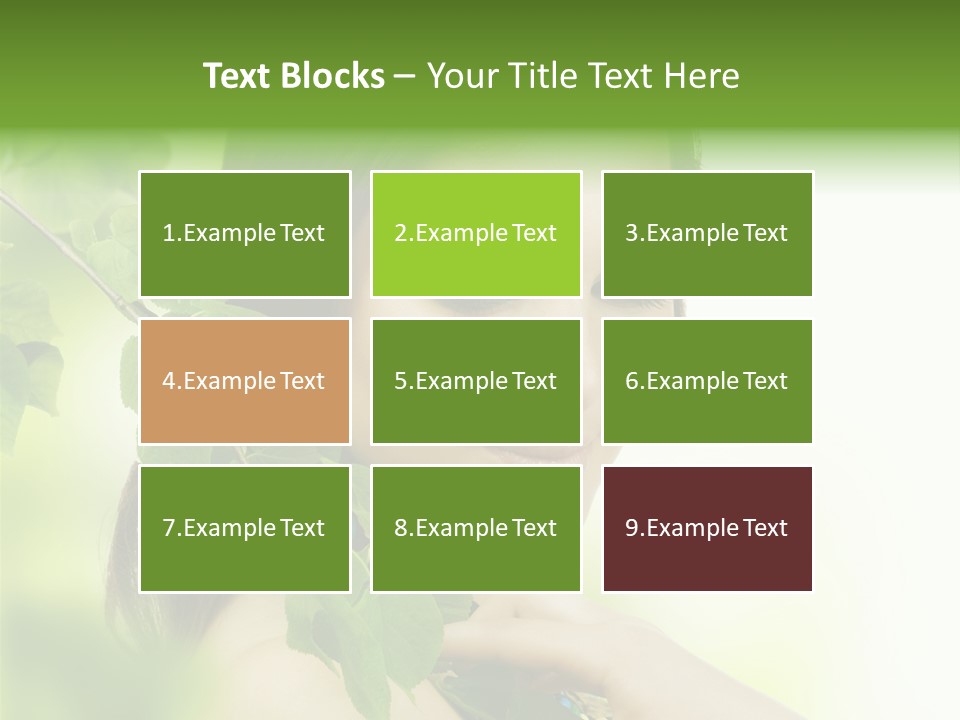 Clean Youth Face PowerPoint Template