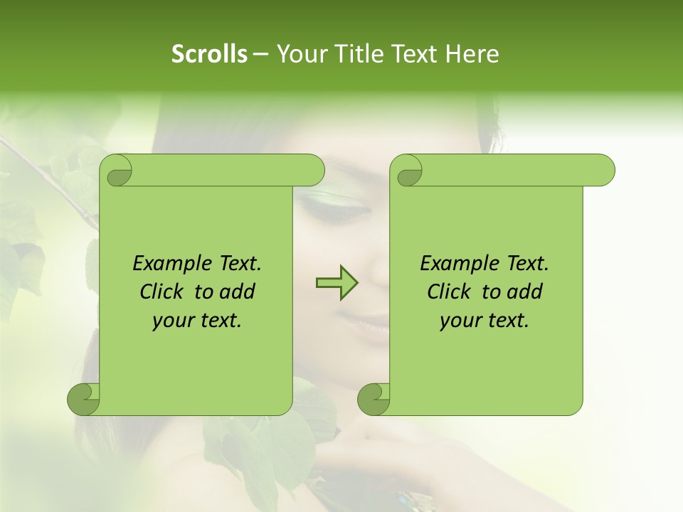 Clean Youth Face PowerPoint Template