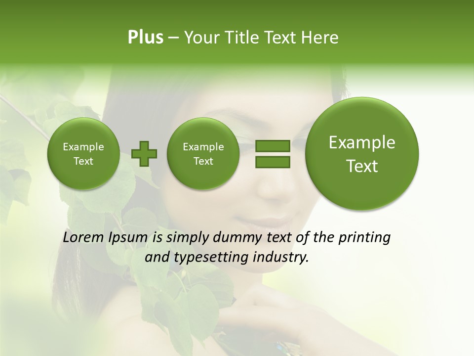 Clean Youth Face PowerPoint Template