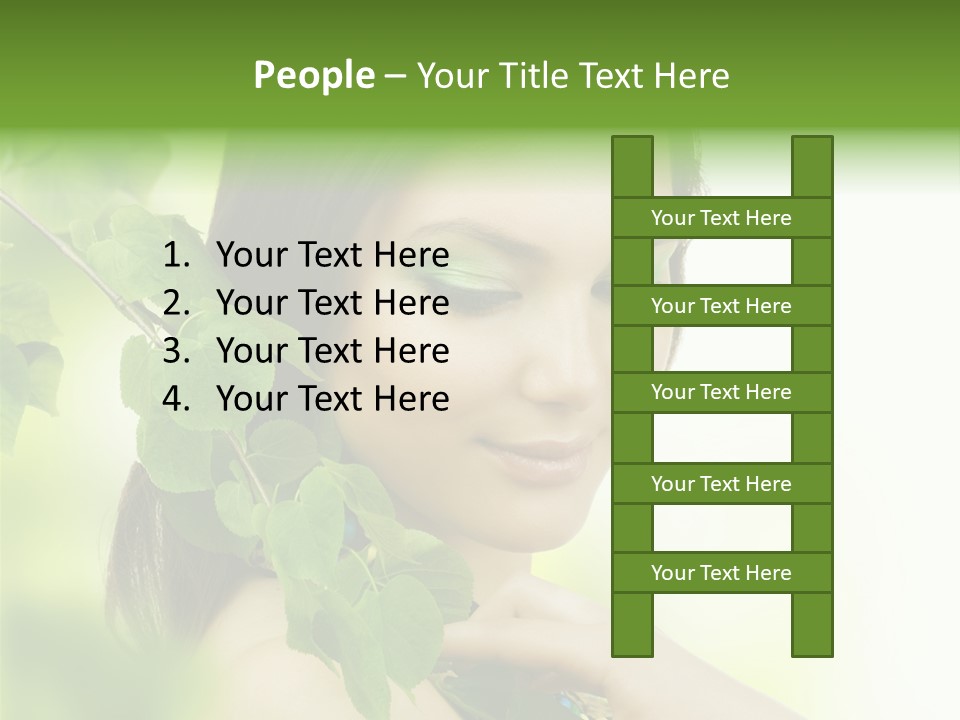 Clean Youth Face PowerPoint Template