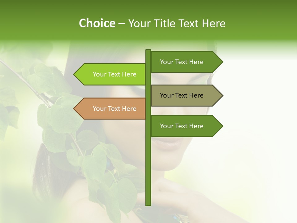 Clean Youth Face PowerPoint Template