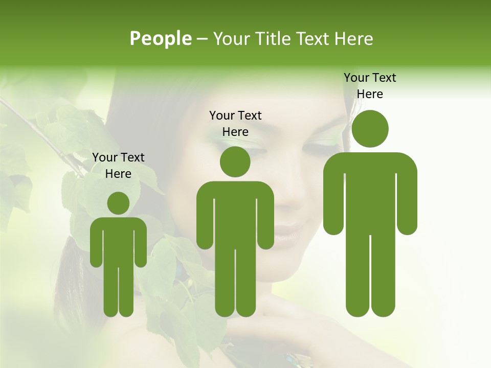 Clean Youth Face PowerPoint Template