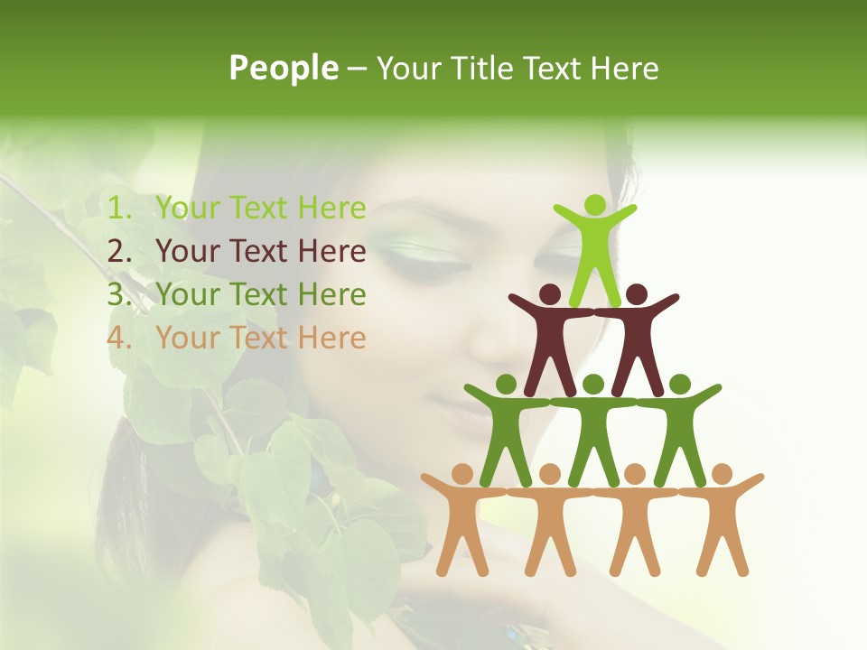 Clean Youth Face PowerPoint Template