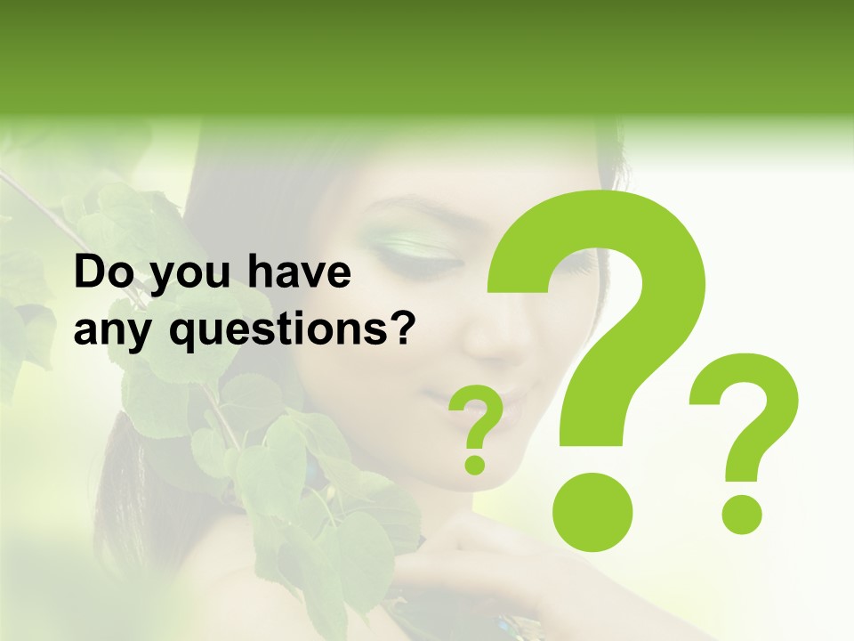 Clean Youth Face PowerPoint Template