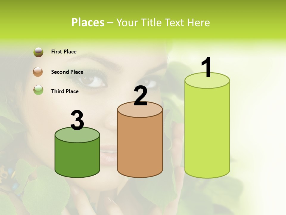 Design Female Treatment PowerPoint Template