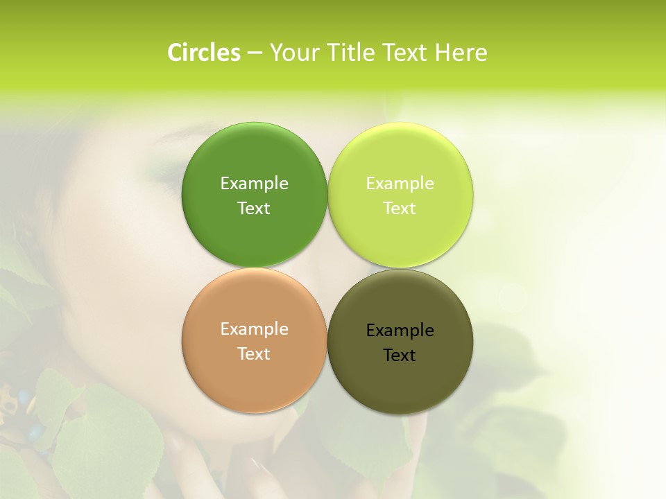 Design Female Treatment PowerPoint Template