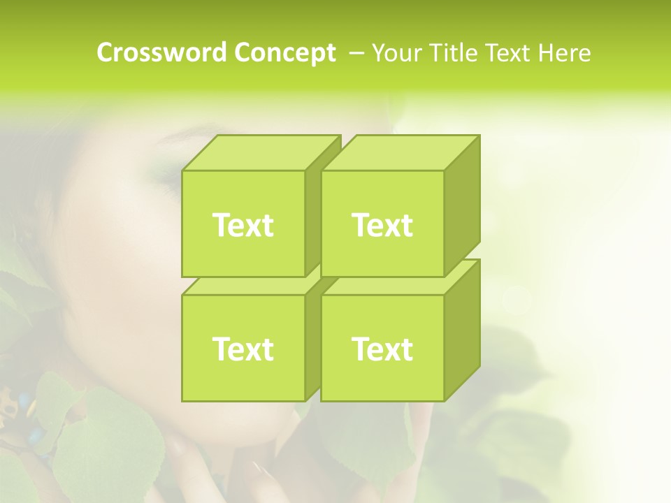 Design Female Treatment PowerPoint Template
