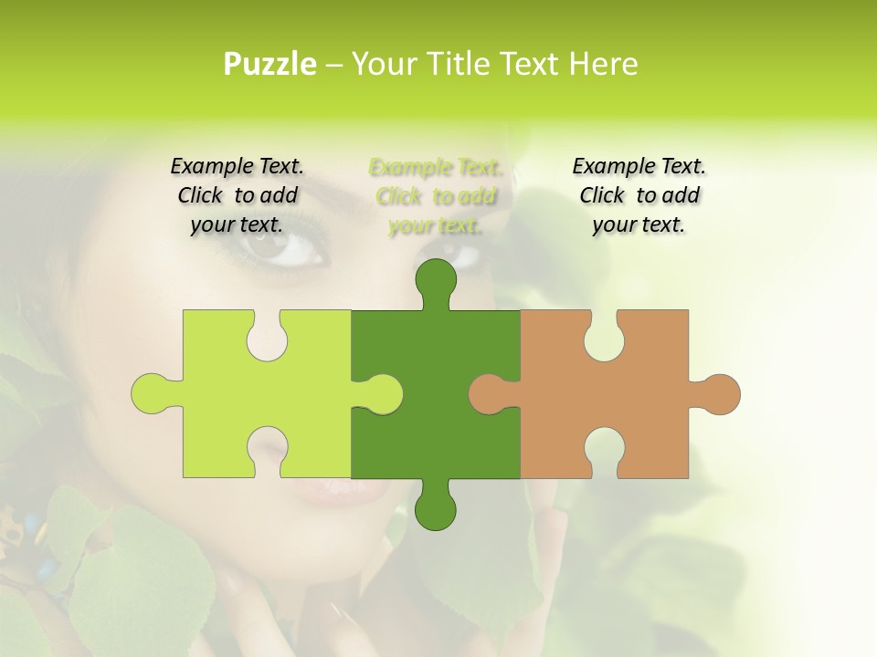 Design Female Treatment PowerPoint Template