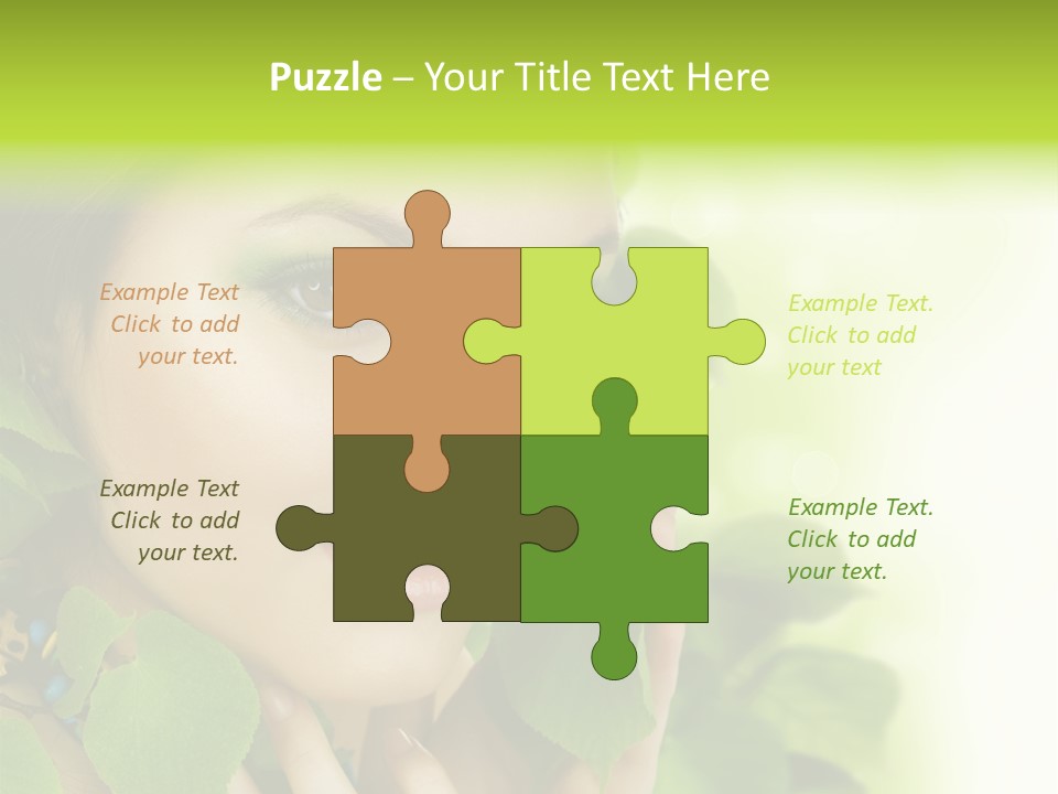 Design Female Treatment PowerPoint Template